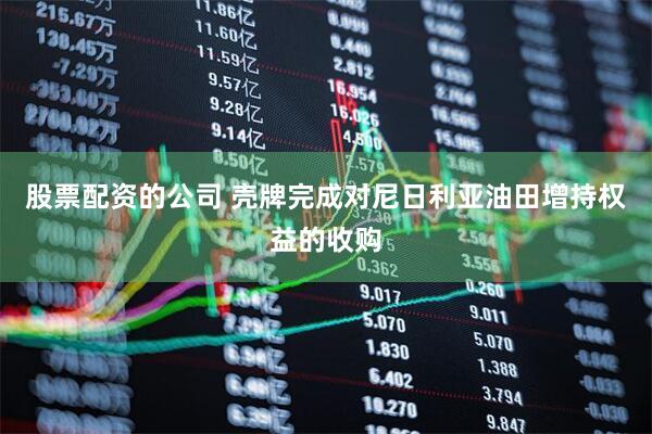 股票配资的公司 壳牌完成对尼日利亚油田增持权益的收购